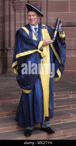 Liverpool.uk, Ex everton manager David Moyes riceve il grado per i servizi per lo sport, credito Ian Fairbrother/Alamy stock foto Foto Stock