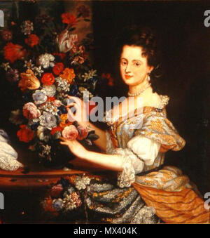 . Inglese: Anne Marie Franziska di Sax-Lauenburg, granduchess della Toscana. Italiano: Anna Maria Francesca di Sassonia-Lauenburg, granduchessa di Toscana. circa 1690. Unknown 47 Anna Marie Franziska di Sax-Lauenburg (maggiore ritagliate) Foto Stock