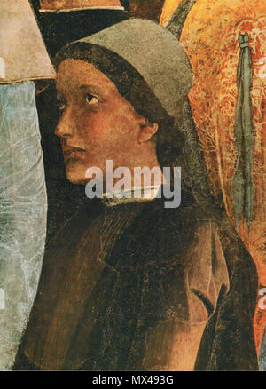 . Pronotarius apostolico Lodovico Gonzaga . Xv secolo 45 Andrea Mantegna 119 Foto Stock