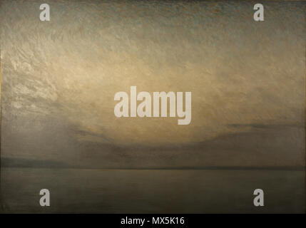 66 Axel Fahlcrantz, Himmel och vatten, oljamålning, Göteborgs konstmuseum Foto Stock