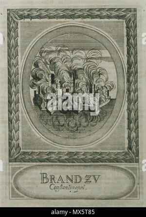 . Inglese: Giacobbe Enderlin. Cyaneae redivivae, oder, Die am Bosphoro Thracico ligende hohe Stein-Klippen, von welchen zu beschauen seyn die grosse Welt-beruffene, Augsburg (1691) . 1691. Giacobbe Enderlin Descrizione incisore tedesco e publisher e Data di nascita del xvii secolo periodo di lavoro del XVII secolo il controllo autorità : Q23887887 VIAF: 26151255 ISNI: 0000 0000 3072 7674 LCCN: N88095652 WorldCat 96 Brand zu Constantinopel - Enderlin Jacob - 1691 Foto Stock