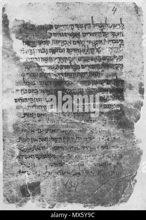 . Inglese: Il Cairo Geniza - Abdia scorrere, Documento IX (Kaufmann Collezione Genizah, MS 24, f. 2v) . Xii secolo. Abdia il proselito (1073-1150) Descrizione italiano presbitero, musicista e scrittore convertire al giudaismo Data di nascita e morte circa 1070 dopo 1120 Luogo di nascita e morte Oppido Lucano Fustat, Egitto periodo di lavoro autorità medievale controllo : Q944495 VIAF: 129632811 LCCN: n2008031695 GND: 131494201 SUDOC: 104493232 WorldCat 108 Geniza del Cairo - Abdia scorrere, Documento IX (Kaufmann Collezione Genizah, MS 24, f. 2v) Foto Stock