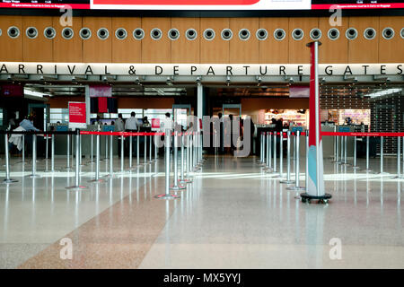 Arrivo & partenza Gates Foto Stock