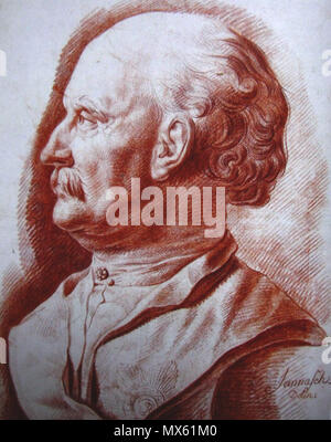 . Inglese: Celestyn Czaplic . Il XVIII secolo. Jan Gottlieb Jannasch 120 Celestyn Czaplic Foto Stock