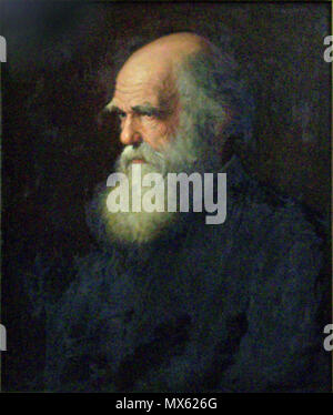 . Inglese: un dipinto di Charles Darwin da 1875 da Walter William Ouless RA (1848-1933). Il dipinto è in Cristo's College di Cambridge University. 1875. Walter William Ouless (1848-1933) Descrizione inglese ritratto pittore Data di nascita e morte 21 Settembre 1848 25 dicembre 1933 Luogo di nascita e morte Saint Helier London Authority control : Q7966424 VIAF: 95758598 ULAN: RKD 500012705: 61234 123 Charles Darwin dipinto da Walter William Ouless, 1875 Foto Stock