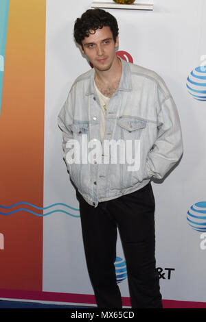 Los Angeles, Stati Uniti d'America. 02Giugno, 2018. Lauv arriva per iHeartRadio's KIIS FM Wango Tango da AT&T Banc della California Stadium Sabato, 2 giugno 2018 a Los Angeles, California. Credito: la foto di accesso/Alamy Live News Foto Stock