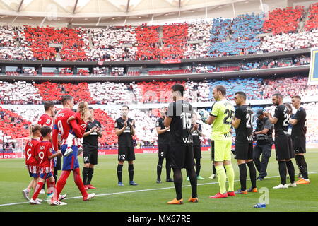 Madrid, Spagna. Il 20 maggio 2018. Fernando Torres (Atletico) Calcio/Calcetto : spagnolo "La Liga Santander' match tra Atletico de Madrid 2-2 SD Eibar All'Wanda Metropolitano stadium di Madrid in Spagna . Credito: Mutsu Kawamori/AFLO/Alamy Live News Foto Stock
