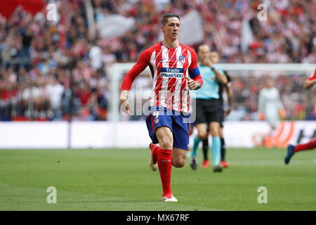 Madrid, Spagna. Il 20 maggio 2018. Fernando Torres (Atletico) Calcio/Calcetto : spagnolo "La Liga Santander' match tra Atletico de Madrid 2-2 SD Eibar All'Wanda Metropolitano stadium di Madrid in Spagna . Credito: Mutsu Kawamori/AFLO/Alamy Live News Foto Stock