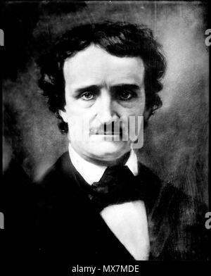 . Unidentified ritratto di en:Edgar Allan Poe; ritratto è stata fotografata alla en:University of Virginia nel 1913. Originale: sconosciuto; fotografato il 12 maggio 1913. sconosciuto; fotografato da Rufus W. Holsinger (1866? - 1930)< 177 Edgar Allan Poe ritratto Foto Stock