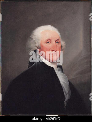 . Inglese: George Washington (1732 - 1799) . circa 1793. John Trumbull (1756-1843) Descrizione pittore americano e artista Data di nascita e morte 6 Giugno 1756 10 Novembre 1843 Luogo di nascita e morte in Libano New York posizione di lavoro New York, London Authority control : Q369263 VIAF: 56862633 ISNI: 0000 0001 2134 4222 ULAN: 500016000 LCCN: N50011728 WGA: TRUMBULL, John WorldCat 240 George Washington John Trumbull Foto Stock