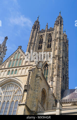 La cattedrale di Canterbury nel Kent Foto Stock