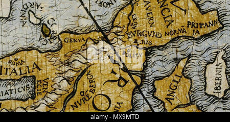 . Gli Ambasciatori . Inglese: Holbein Ambassadeurs dettaglio Europa . Il 24 febbraio 2012. googleartproject 282 Holbein Europa Foto Stock