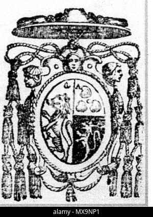 . Inglese: stemma del cardinale Gabriele Rangone . Il 15 giugno 2012. Sconosciuto 233 Gabriele Rangone Stemma Foto Stock