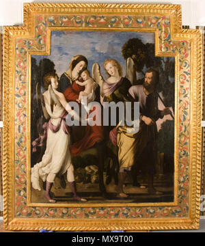 . Español: Mateo Gilarte, Huida un Egipto, iglesia de Santo Domingo, Mula (Murcia). Il XVII secolo. Mateo Gilarte (1629-1675) nomi alternativi Matheo Gilarte; Mateo Gilart; Matheo Gilart; Mateo Gilarte y Villacís; Francisco Gilarte; Mateo Gilarte Villacís Descrizione pittore spagnolo Data di nascita e morte 1629 1675 Luogo di nascita e morte Orihuela Murcia competente controllo : Q6005883 VIAF: 95750571 ULAN: 500011418 244 Gilarte-santodomingo-mula Foto Stock