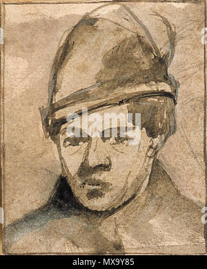 . Nederlands: Portret van l uomo si sono incontrati muts. circa 1905. acquerello e inchiostro di china su carta. 8 × 10 cm (3,1 × 3,9). Utrecht, Centraal Museum. circa 1905. Theo van Doesburg (1883-1931) nomi alternativi Christian Emil Marie (Emile) Küpper, I.K. Descrizione Bonset architetto olandese, pittore, disegnatore e scrittore Data di nascita e morte 30 Agosto 1883 7 marzo 1931 Luogo di nascita e morte Utrecht Davos periodo di lavoro lavoro 1899-1931 posizione Amsterdam (1899-1914), Amersfoort (settembre 1908), Apeldoorn (luglio 1910), Fort bij Veldhuis (Heemskerk) (Luglio 1914), Groesbeek (Maggio 1915-giugno 1915, Septe Foto Stock