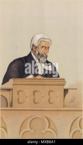 . La caricatura di Sir FH Jeune. Leggere la didascalia "atrimonial provoca l'. 1891. Henry Charles Seppings-Wright 316 Francesco Jeune Vanity Fair 11 Aprile 1891 Foto Stock