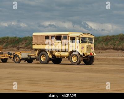 Devon D-giorno settantacinquesimo anniversario Saunton Beach, North Devon, Regno Unito Foto Stock