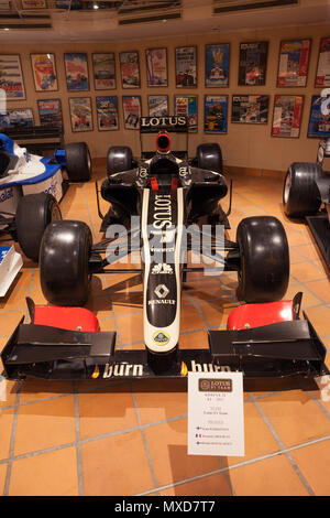 Lotus E21 2013 Formula 1 auto racing, Team Lotus F1, Monaco Top Cars Collection automobile museum, mostra di HSH il Principe di Monaco Vintage automobile C Foto Stock