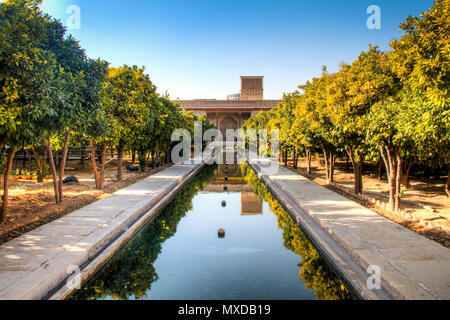 All'interno del Karim Khan complesse o Zand castello nel centro antico di Shiraz in Iran Foto Stock