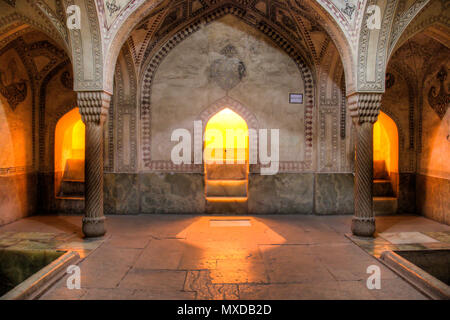 Bath House all'interno di Karim Khan complesse o Zand castello nel centro antico di Shiraz in Iran Foto Stock