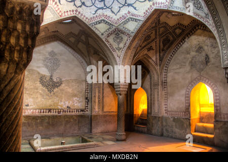 Bath House all'interno di Karim Khan complesse o Zand castello nel centro antico di Shiraz in Iran Foto Stock