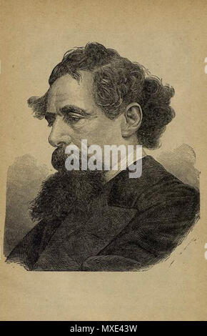 . Inglese: Charles Dickens ritratto . 1898. Anonimo 450 NSRW Charles Dickens (2) Foto Stock