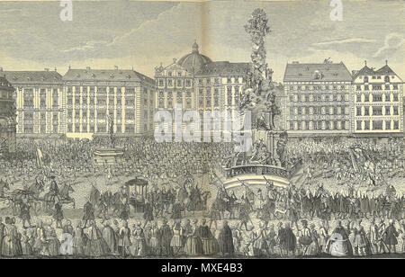 . "Il giuramento di Fealty a Maria Teresa Arciduchessa d'Austria il 22 novembre 1740. Da Georg Christoph Kriegl il giuramento di fealty", Vienna, 1742. (Dopo l'originale nel Germanico Museo Nazionale a Norimberga.)" . 1902. "Da Georg Christoph Kriegl il giuramento di fealty", Vienna, 1742." 451 Giuramento di Fealty a Maria Teresa Foto Stock