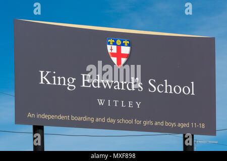 King Edward's School accedi Witley, Surrey, Regno Unito Foto Stock