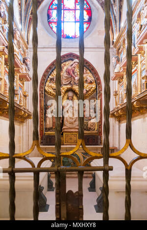 Interior de la Catedral de Cuenca, España. Foto Stock