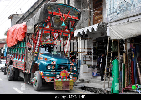 Il Pakistan, biglietto, mercato vecchio Foto Stock