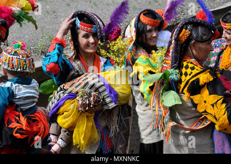 Il Pakistan, Rambur village Foto Stock