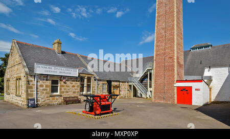 DALLAS DHU MALT WHISKY DISTILLERY FORRES Scozia storico cortile interno degli edifici Foto Stock