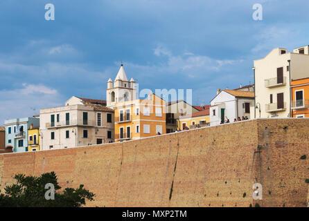 Termoli città vecchia, Molise, Italia Foto Stock