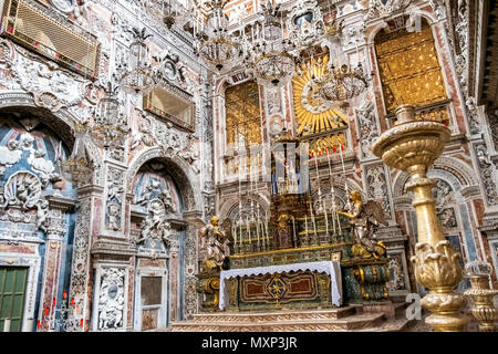 Il Barocco Siciliano e chiesa rococò di Palermo. L'Italia. Foto Stock