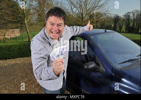 Wheeler Dealer il presentatore TV Mike Brewer Foto Stock