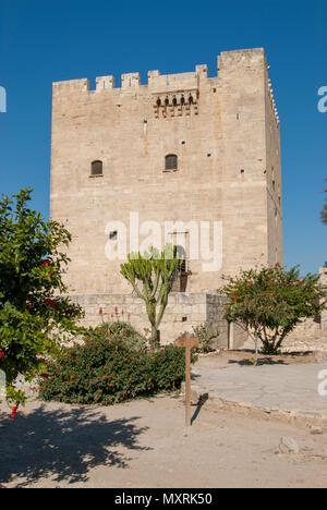 Il Castello di Kolossi appena al di fuori del Regno Unito di Akrotiri Base di Soveriegn Area in Cipro Foto Stock