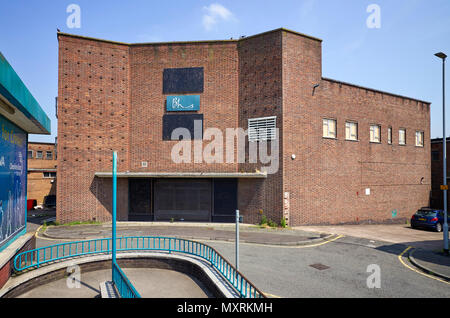 L'entrata posteriore dell'ora vuota BHS negozio di vendita al dettaglio in Crewe Foto Stock