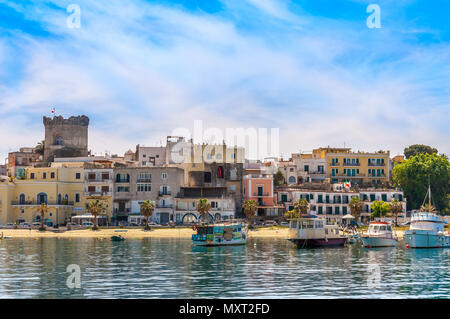 Forio è il secondo grande città di Ischia, Italia Foto Stock