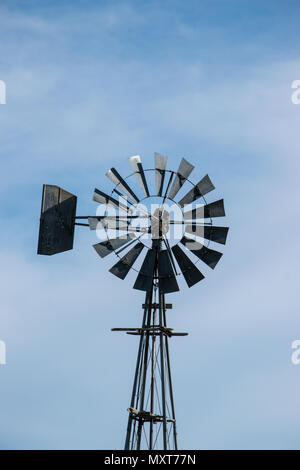 Abbandonato il Prairie Homestead vicino Carseland, Alberta, Canada. Foto Stock