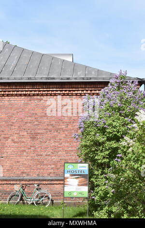 L'unico ostello disponibile sull isola Suomenlinna. Compiacendosi per backpackers in tutto l'anno. Suomenlinna, Finlandia, 27 maggio 2018 Foto Stock