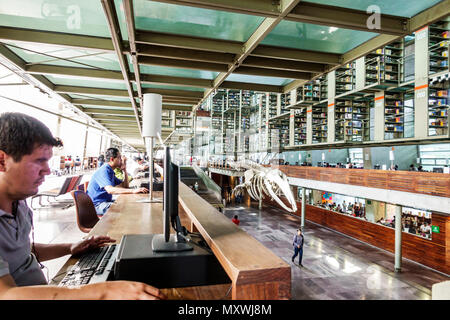 Città del Messico, ispanico Latino etnico latino, messicano, Buenavista, Biblioteca Vasconcelos Public Library, architetto contemporaneo Foto Stock