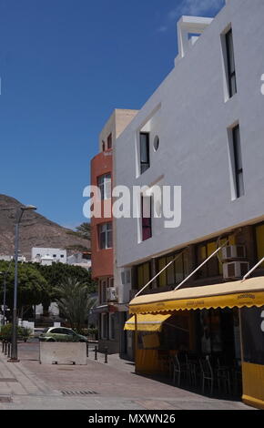 La città costiera di Gran Tarajal, Fuerteventura, Spagna Foto Stock