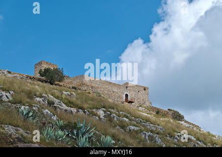 Castello di Aracena. Huelva, Andalusia, Spagna Foto Stock