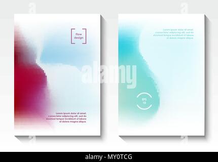Design a flusso coperchi del vettore Illustrazione Vettoriale