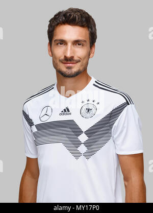 Appiano, Italia. 5° giu, 2018. Team DFB ritratti, Soccer, Appiano, Giugno 05, 2018 Mats HUMMELS, DFB 5 tedesco di calcio Team Nazionale ritratti, Appiano, Italia, Giugno 05, 2018, STAGIONE 2017/2018 © Peter Schatz / Alamy Live News Foto Stock