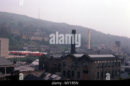 Chiuso fabbriche in Sheffield nei primi anni ottanta Foto Stock