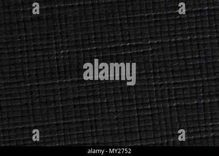 Robusto stropicciata nero lo sfondo della carta. Foto Stock