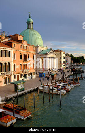 Chiesa di San Simeone Piccolo, Venezia, Italia Foto Stock