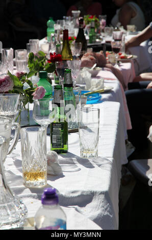 tabella del partito Foto Stock