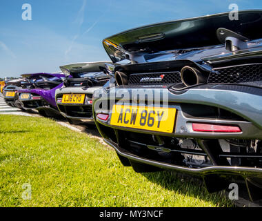 McLaren a Supercar Domenica a Goodwood circuito motore vicino a Chichester, West Sussex (3 giugno 2018) Foto Stock